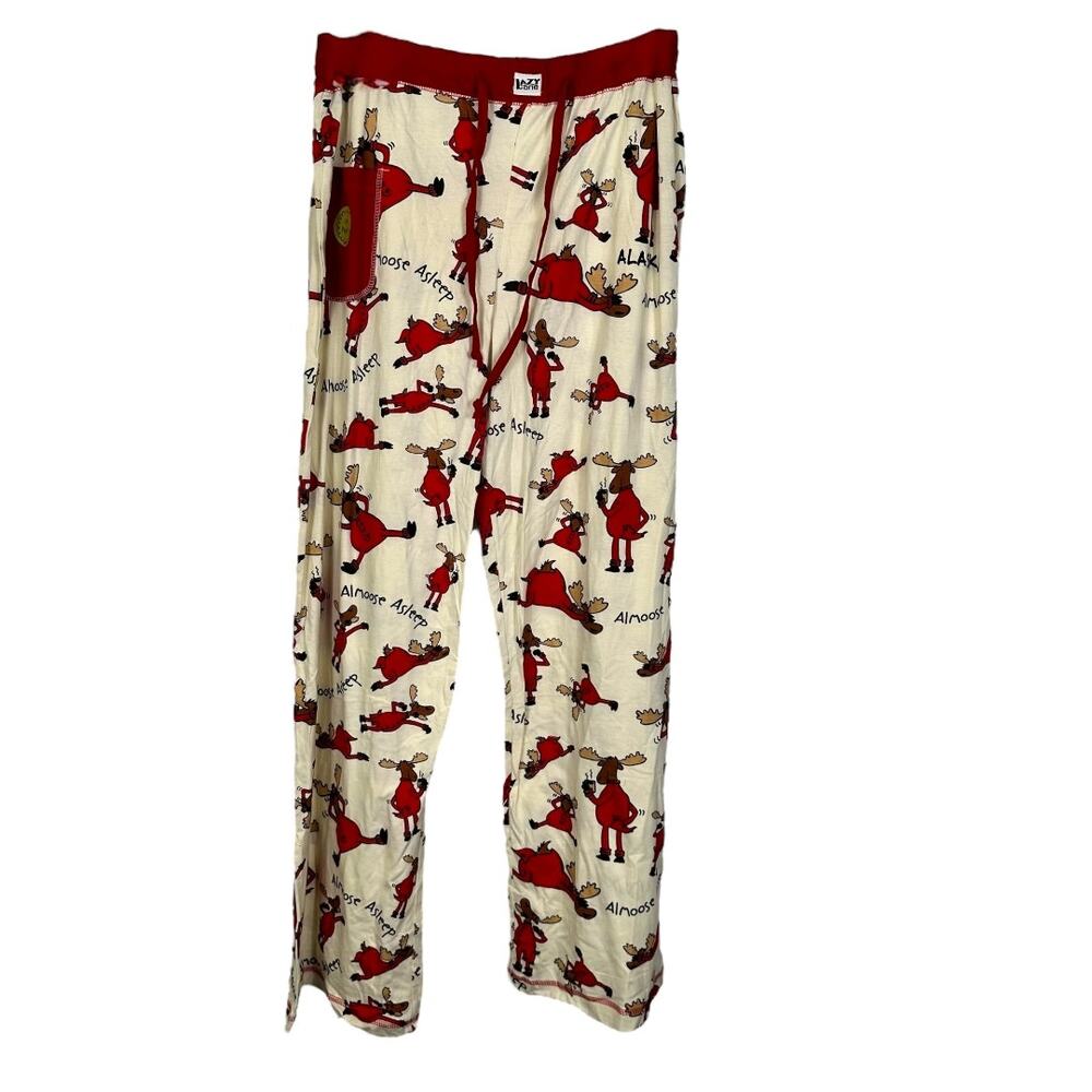 Lazy One “Almoose Asleep” Pajama Pants Size XL